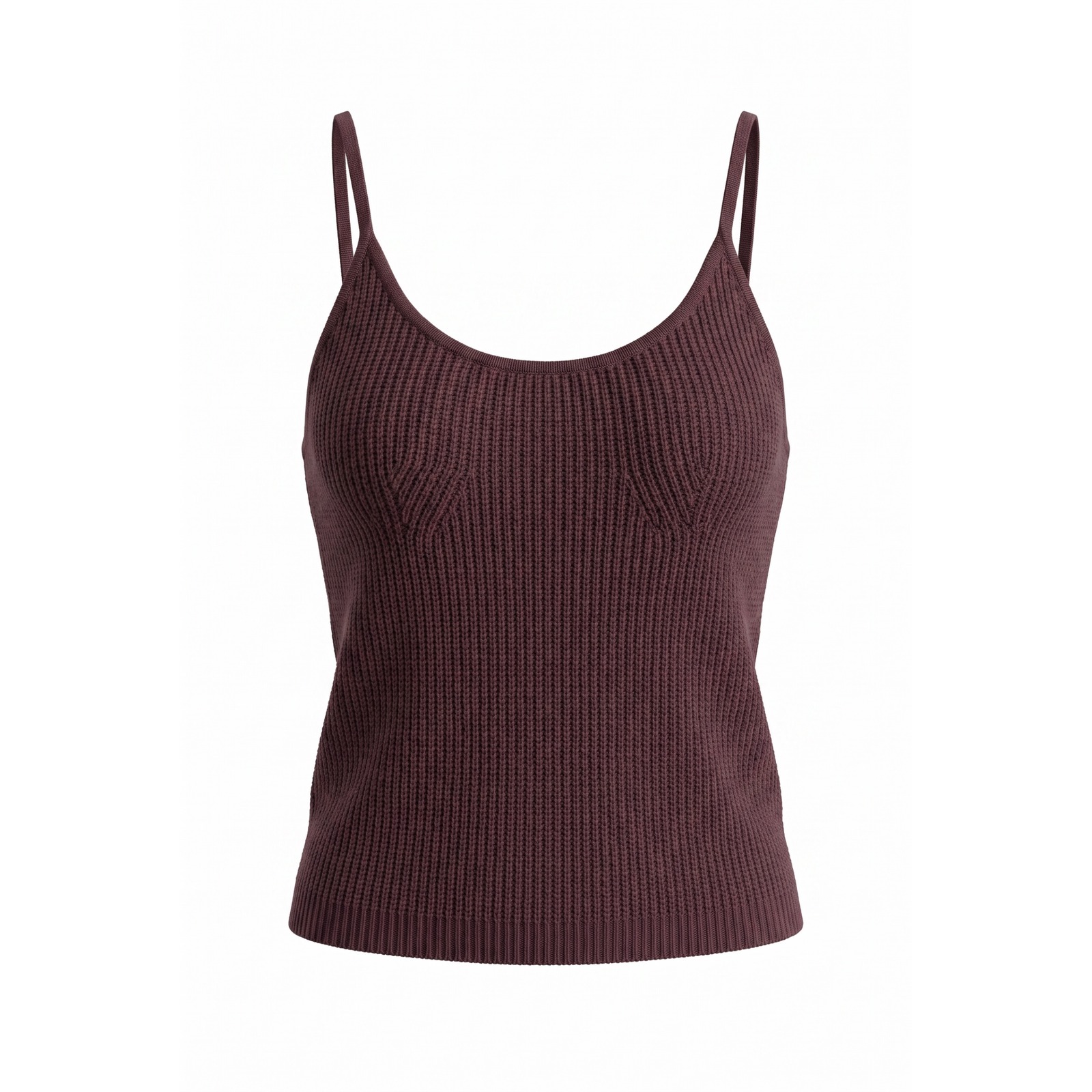 Old Navy Womens Xxl Tall Burgundy Rib Knit Sweater Camisole Tank Top Scoop Neck